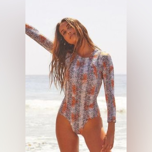 FREE PEOPLE ~ Boamar Fill Sun Snake Swimsuit NWT Medium‎ - Picture 12 of 12